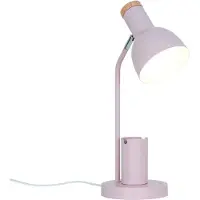 Nordlux Bordslampa Devone, dammrosa, höjd 43 cm, metall Devone, Violett / rosa / rosè, Barnrum, Metall, Skandinavisk, Bordslampa
