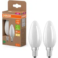 Osram HOMELIGHTING 4099854253805 LED-lamp EEK A (A - G) E14 Kronljusform 2.2 W = 40 W Varmvit (Ø x H) 35 mm x 35 mm 2 st
