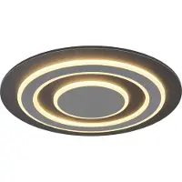 Globo Lighting LED taklampa Jayden, Svart, Vardagsrum / matsal, Metall, Modern, LED-taklampa