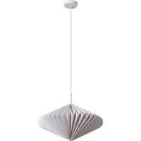 Osram Hänglampa Decor Paper Diamond, dimbar, Vitt / opal, Vardagsrum / matsal, Papper / lunopal / lunolit, Pendellampa