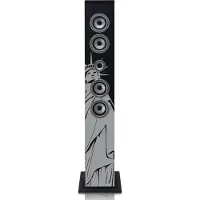 Ginza.se ICES Speakertower med Bluetooth, PLL FM-radio, USB- och SD-spelare