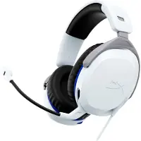 HyperX Cloud Stinger 2 - Gaming - headset - fullstorlek - kabelansluten - 3,5 mm kontakt - vit
