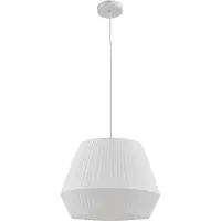 LINDBY Taklampa , Vitore, dimbara, Vit, Vardagsrum, Tyg / textil, Skandinavisk