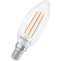 Osram HOMELIGHTING 4099854255472 LED-lamp EEK A (A - G) E14 Kronljusform 2.2 W = 40 W Varmvit (Ø x H) 35 mm x 35 mm Filament 2 st