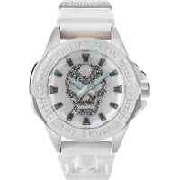 Philipp Plein PWAAA1521 The Skull Herrklocka 44mm vit