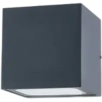 LUCANDE Utomhusbelysning , Merjem, Grå, Balkong, Aluminium, Modern