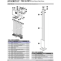 Park Tool Thp-1 Mounting Post Arbetsbänk