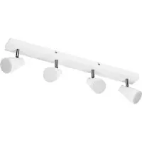 Osram takspotlight PEAR, vit, 4 lampor, GU10-LED 2 700 K PEAR, Vitt / opal, Syntetmaterial
