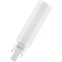 Osram LED kompaktlysrör Dulux D/E 3000K 600lm G24q-1 6W