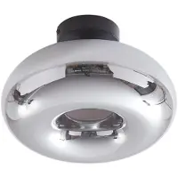 LINDBY Taklampa Zehra , dimbar, Svart, Hall, Glas, Modern, Taklampa