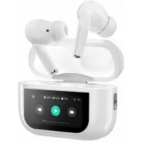 Music Man BT-X72 In-ear headset Bluetooth Stereo Vit Brusreducering Batteriladdningsindikering, Headset, Laddningsfodral, Volymkontroll, Tocuh-styrning