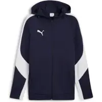 Puma Luvtröja teamEVOSTRIPE - Marinblå/Silver/White, storlek Medium
