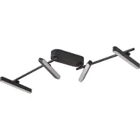 LINDBY LED taklampa Eldrin , dimbar, Svart, Vardagsrum / matsal, Metall, Modern, LED-taklampa