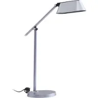 LINDBY Bordslampa , Thies, dimbara, Grå, Arbetsrum / hemkontor, Plast, Modern