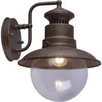 Globo Lighting Vägglampa utomhus Sella, dimbar, Brun / rost, Metall, Vintage, Utomhusvägglampa