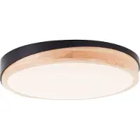 Brilliant G80845/76 Baarlo LED-takbelysning LED LED fast installerad 24 W Svart (matt), Trä