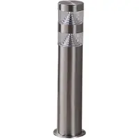 LINDBY LED pollare LANEA , Aluminium / grå / zink, Rostfritt stål, Modern, LED-utomhuslampa