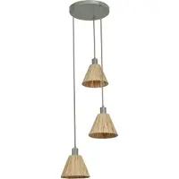 Osram Hänglampa Decor Raffia, dimbar, Brun / rost, Vardagsrum / matsal, Lantlig / rustik, Pendellampa