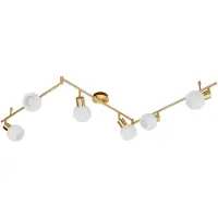 LINDBY Spotlight tak ELAINA , dimbar, Mässing / guld, Vardagsrum / matsal, Metall, Modern, Taklampa