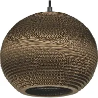 Osram Hänglampa BALL, dimbar, Brun / rost, Vardagsrum / matsal, Papper / lunopal / lunolit, Pendellampa