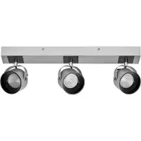 Osram LED-taklampa Jupiter, 3 lampor, silver, metall JUPITER, Förkromad / silver, Vardagsrum / matsal, Metall, Modern, LED-taklampa