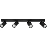 Osram takspotlight OCTAGON svart 4 lampor GU10-LED 927 dimbar OCTAGON,, Svart, Vardagsrum / matsal, Metall, Modern
