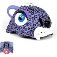 Crazy Safety Leopard, Cykelhjälm, Junior, Lila