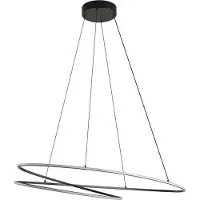 LUCANDE Taklampa , Gavril, dimbara, Svart, Vardagsrum, Metall, Modern