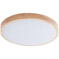 LINDBY Smart taklampa Innes , dimbar, Ljust trä, Vardagsrum / matsal, Trä, Modern, Smarta hem taklampa