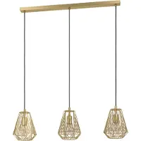 Eglo Hänglampa Stype, dimbar, Mässing / guld, Vardagsrum / matsal, Metall, Pendellampa
