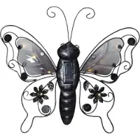 Star Trading Solcellsdekoration Butterfly | 0.4W | 10 lampor | svart []