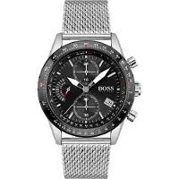 HUGO BOSS 1513886 Kronograf Pilot Edition Herrklocka 44 silver