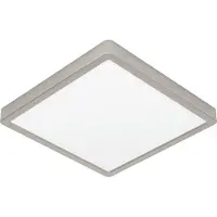 Eglo connect Smart taklampa Fueva 6-Z, dimbar, Aluminium / grå / zink, Vardagsrum / matsal, Syntetmaterial, Modern, Smarta hem taklampa