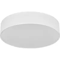 Osram Taklampa ORBIS PARIS, dimbar, Vitt / opal, Vardagsrum / matsal, Textil / tyger / siden, Modern, Taklampa