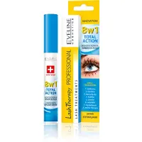 Eveline Cosmetics Cosmetics, 8w1 Total Action Lash Behandlingar, 0,35 fl oz (10 ml)