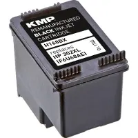 KMP Bläck Ersätter HP 302XL, F6U68AE Kompatibel Svart H168BX 1745,4001