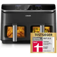 Cosori - Dubbel luftfritös - 8.5 liter - 1.75 kW - svart