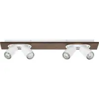 Osram takspotlights MERCURY, vit, 4 spots GU10-LED 927 dimbar, Vitt / opal, Vardagsrum / matsal, Metall, Modern