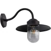LINDBY Utomhusbelysning , Bilma, dimbara, Brun / rost, Balkong, Aluminium, Modern