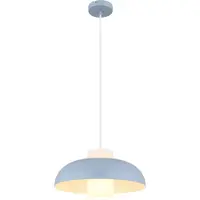 Globo Hänglampa Lowe, dimbar, Blå, Vardagsrum / matsal, Metall, Modern, Pendellampa