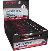 Sponser Sport Food Amino 12500 Kosttillskottslåda Körsbär 25ml 30 Enheter