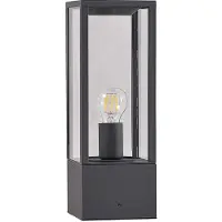 LINDBY Pollare Peldar , dimbar, Svart, Aluminium / grå / zink, Modern, Utomhuslampa