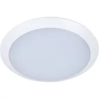LINDBY LED-utomhustaklampa Naira, vit, sensor, 30 cm, IP65 Naira, Vitt / opal, Syntetmaterial, Modern, LED-taklampor