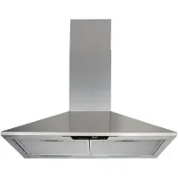 Whirlpool AKR 685/1 IX - Kåpa - skorsten - bredd: 59.8 cm - djup: 45 cm - utsug och cirkulation - with inline motor - stål