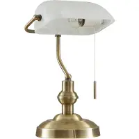 LINDBY Bordslampa , Profina, Brons / antikmässing, Vardagsrum, Metall, Antik