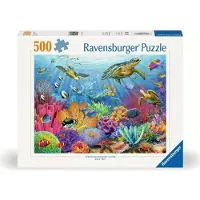 Ravensburger Tropical Waters Jigsaw Puzzle - 500 unika bitar Precision -cut | Vibrerande blndfria bilder | Idealisk fr avkoppling eller gruppak