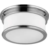 Elstead Lighting Taklampa Payne, Förkromad / silver, Badrum, Metall, Taklampa