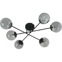 LINDBY Taklampa Isamer , dimbar, Svart, Vardagsrum / matsal, Metall, Modern, Taklampa