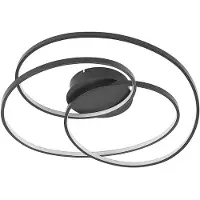LINDBY Taklampor , Kateryna, dimbara, Svart, Vardagsrum, Aluminium, Modern