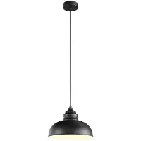 LINDBY Hänglampa Cliona , dimbar, Svart, Vardagsrum / matsal, Metall, Modern, Pendellampa